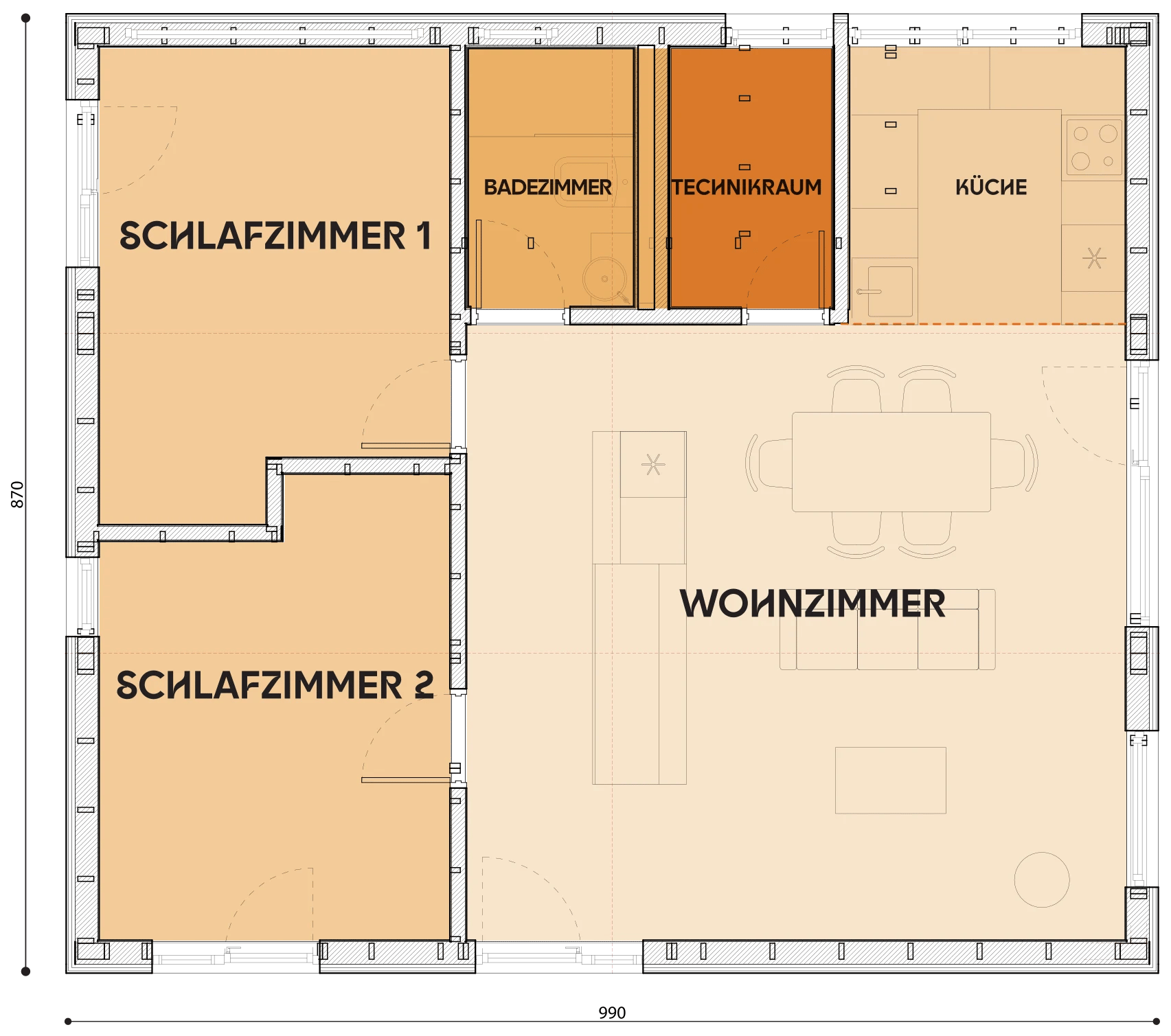 TR3M — Maße in cm